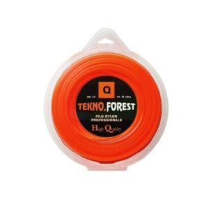 Μεσινέζα TEKNO.FOREST - Πορτοκαλί, Τετράγωνη 4.4mm - 26m